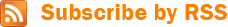 subscribe to my blog via rss