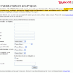 Top 3 Reasons Why Yahoo! Publisher Network Program is Still in Beta